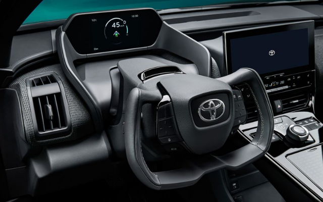 Toyota’s New Electric SUV Steering Yoke like Tesla